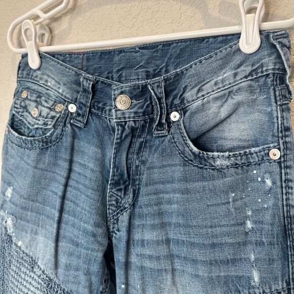 Men’s True Religion Slim Moto Style Distressed Jeans - Size 29 - EUC - Picture 3 of 7